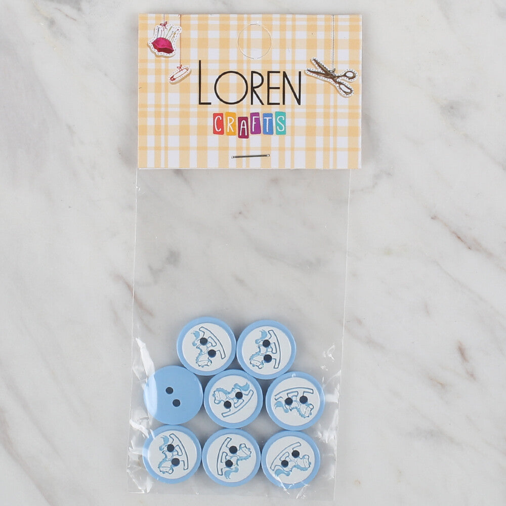 Loren Crafts 8'li mavi - 499